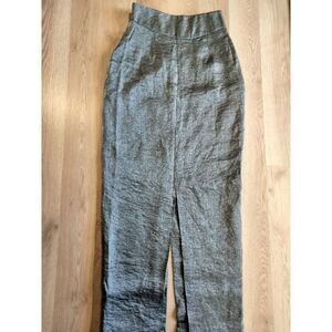 Cognal Women's Grey/Metallic‎ Long Skirt Size 2